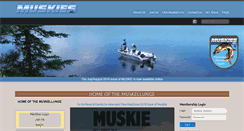 Desktop Screenshot of muskiesinc.org